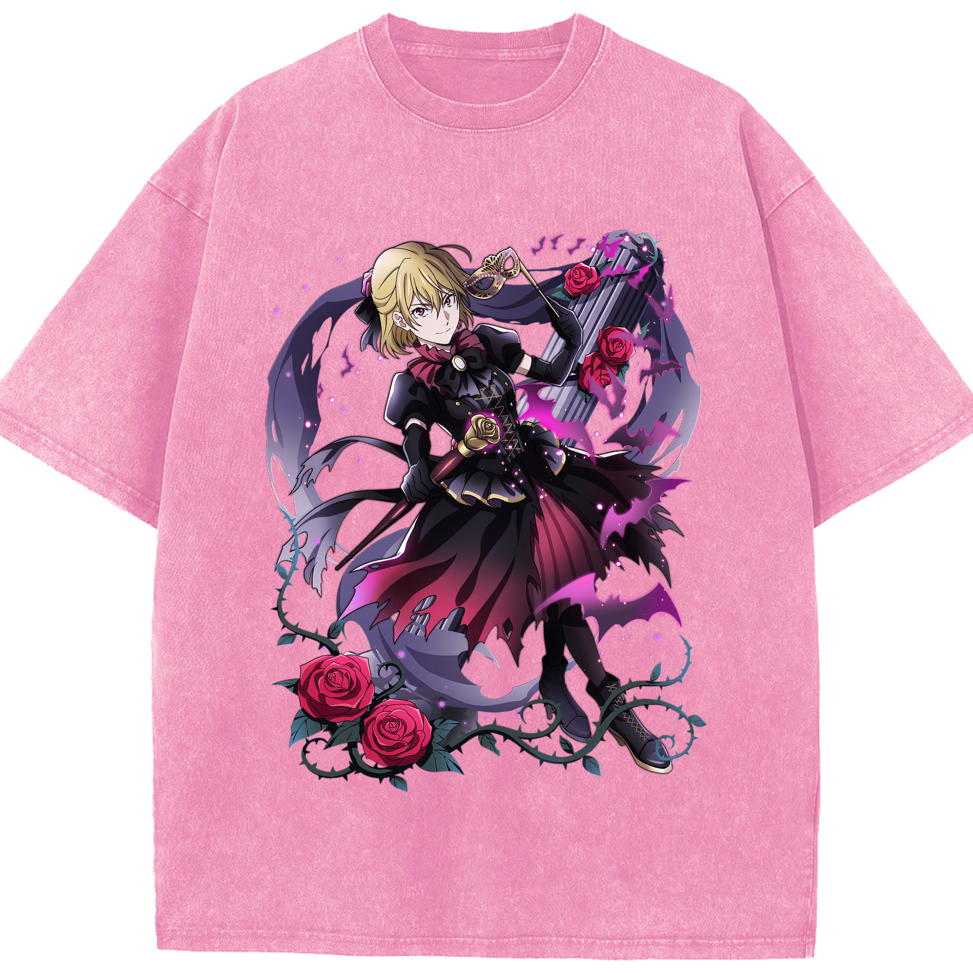 （画像用） 文豪ストレイドッグス Bungo Stray Dogs 綿100% ヴィンテージ風 半袖Tシャツ（フロントプリント）